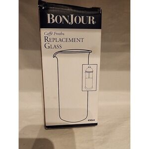 BONJOUR Caffe Froth Replacement Glass 450 Ml Never‎ Used In Open Box